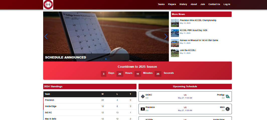 KCCBL’s New Website is Live!